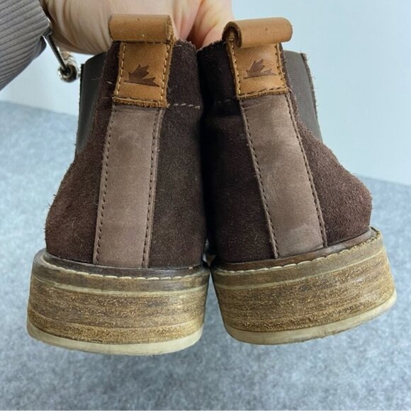 Pajar Canada Men’s Classic Lace Up Brown Suede Ankle Boots Size 12 - Picture 5 of 13